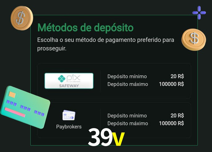 O cassino 39v oferece uma grande variedade de métodos de pagamento